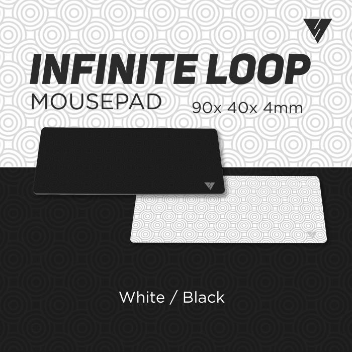 Gambar VortexSeries Infinite Loop Deskmat Mousepad - Putih dari VortexSeries undefined Tokopedia
