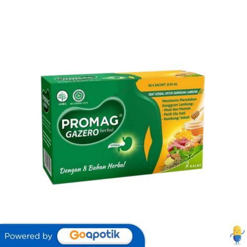 Gambar PROMAG GAZERO HERBAL 10 ML BOX 6 SACHET dari Apotek Sumber Abadi 2 undefined Tokopedia