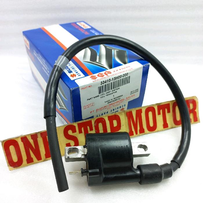 Gambar KOIL COIL PENGAPIAN MOTOR SUZUKI SKYWAVE SKY WAVE HAYATE ORIGINAL ASLI SUZUKI SGP 33410-13H00-000 dari One Stop Motor undefined Tokopedia