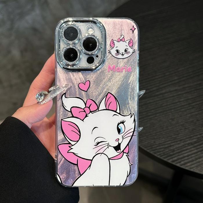 Gambar 【Lens Film Protection】 Pink Maric Cat Case - Fashion Softcase Fullcover for OPPO A5 A7 A15 A16 A17 A18 A38 A53 A54 A57 A58 A74 A76 A78 A9 A96 Reno7/8  Casing, Cover Oppo Casing Ponsel - JKYSKZM097, OPPOA15  dari Best phone casing undefined Tokopedia