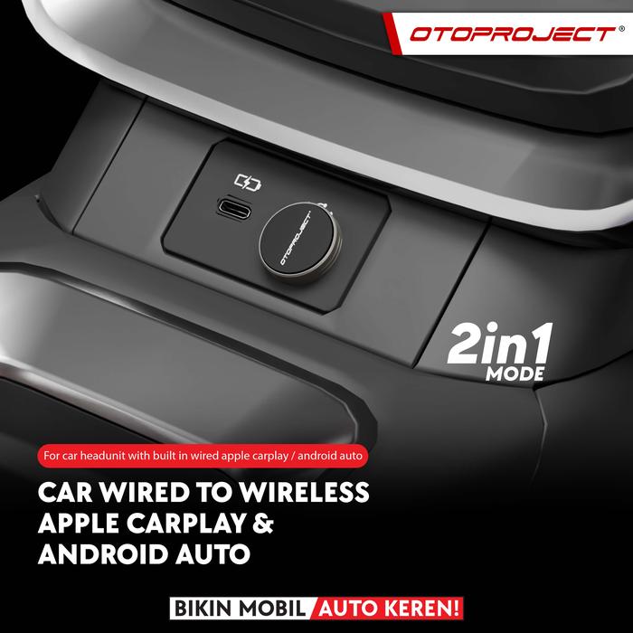 Gambar Otoproject - Car Wired To Wireless Apple Carplay And Android Auto 999 | Android Auto Wireless Adapter, Dongle Mobil dari Otoproject undefined Tokopedia