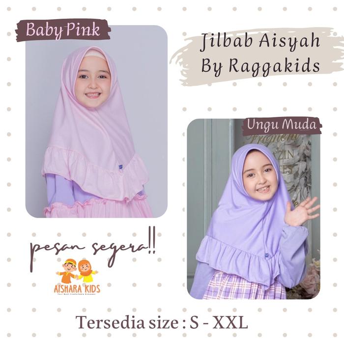 Gambar Jilbab Aisyah - Hijab Anak Bahan Kaos Poliester Warna Baby Pink dan Ungu Muda 3 - 15 Tahun Muslim Kerudung Instan Sekolah - Baby Pink, S dari Aishara Kids undefined Tokopedia