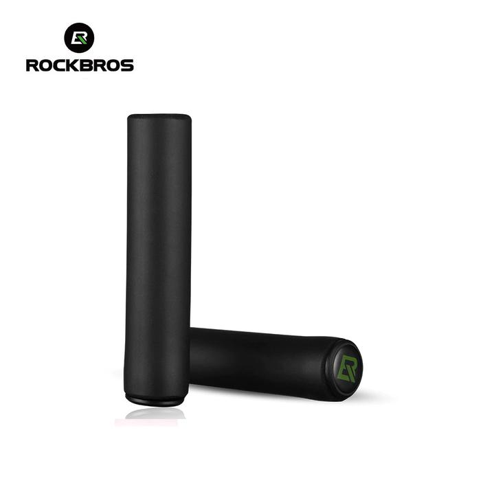 Gambar ROCKBROS GMBT1001 Handgrip Setang Sepeda Silicone Bicycle Handlebar Grip MTB Seli Stang Outdoor - Black dari Rockbros Cycling Indonesia undefined Tokopedia