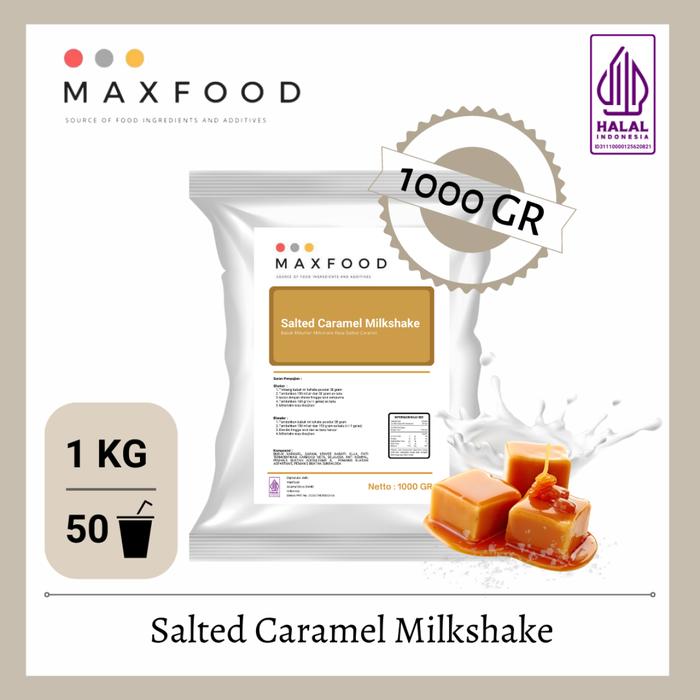 Gambar Salted Caramel Milkshake Powder Drink / Bubuk Minuman Rasa Karamel 1 KG - Salted Caramel dari MaxFood undefined Tokopedia