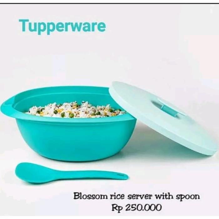 Gambar Blossom rice server tupperware / tempat nasi tupperware - tosca dari Tupperonlineshop undefined Tokopedia