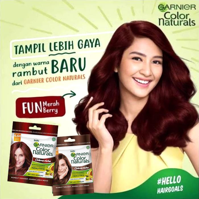 Gambar Garnier Color Naturals Express Cream 20 ml - 1 Hitam Alami, 3 Coklat Kehitaman, 4 Coklat, 3.16 Burgundy Alami, 5.32 Coklat Caramel, 6.64 Merah Berry dari Be Beautycare undefined Tokopedia