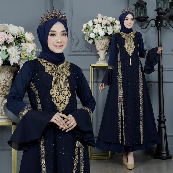 Gambar ABAYA JASMIIN SERIAN WARNA - NEVY, M dari Fitria Ben zamil shop undefined Tokopedia
