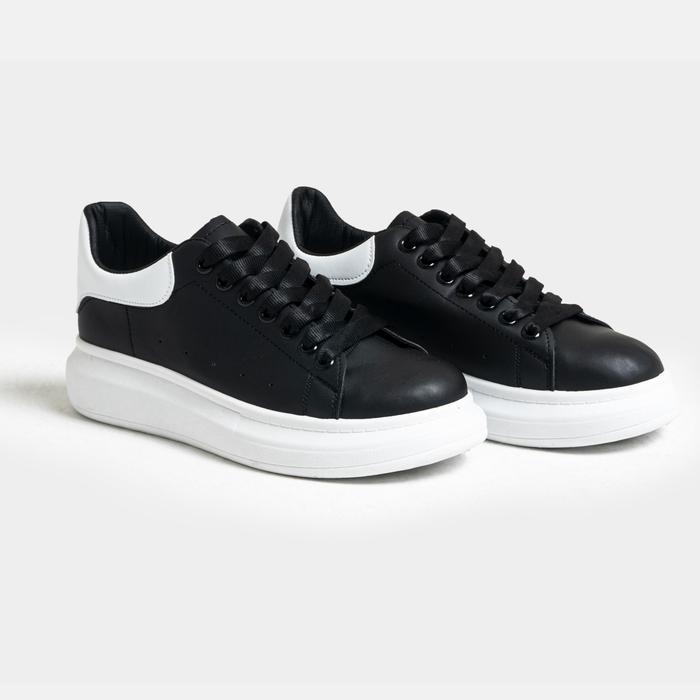 Gambar Guteninc 40-44 BLACK SHOES - Sepatu Sneakers Casual Guteninc Kerja Pria Hitam - 44 dari GUTENINC undefined Tokopedia