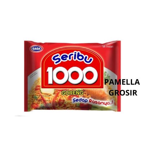 Gambar Mie Gaga 1000 Goreng  / Mi Seribu 50 gr dari PAMELLA GROSIR undefined Tokopedia