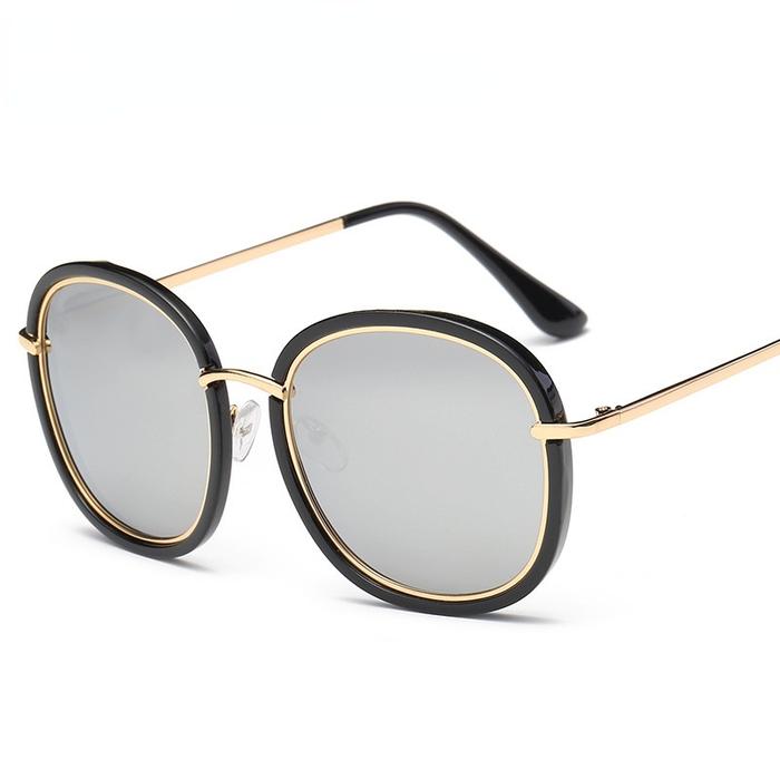 Gambar 【COD】Kacamata Hitam Wanita Model Korea polarized Untuk Wajah Bulat eyewear  sunglasses - white dari beredglasses undefined Tokopedia