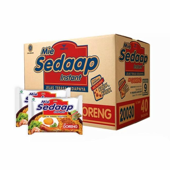 Gambar 1 Dus Mie Sedaap Goreng Mi Instan 90gr Isi 40pcs Noodle Instant Mie Sedap Makanan Food dari Toko Berjasa_NEW undefined Tokopedia
