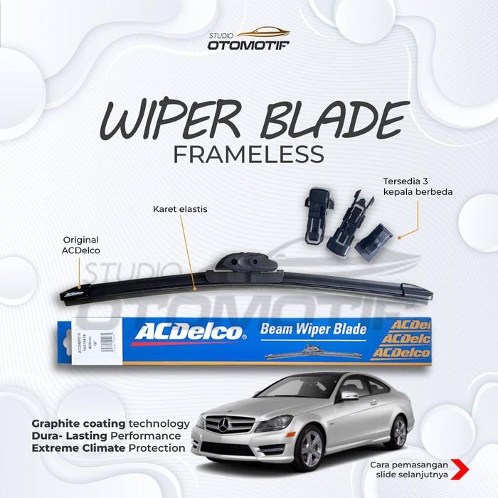 Gambar Wiper Mercy W204 C200 2007-2015 Acdelco Beam Frameless - acdelco dari studio otomotif undefined Tokopedia