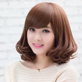 Gambar Wig DEWASA Curly Rambut Palsu Wanita Bergelombang Wig Short Hair Pendek Bergelombang Natural High Quality Hair Extension Curly Poni Depan C4 S697 - Wig C4 Light  Brown dari Hoki.unlimited undefined Tokopedia