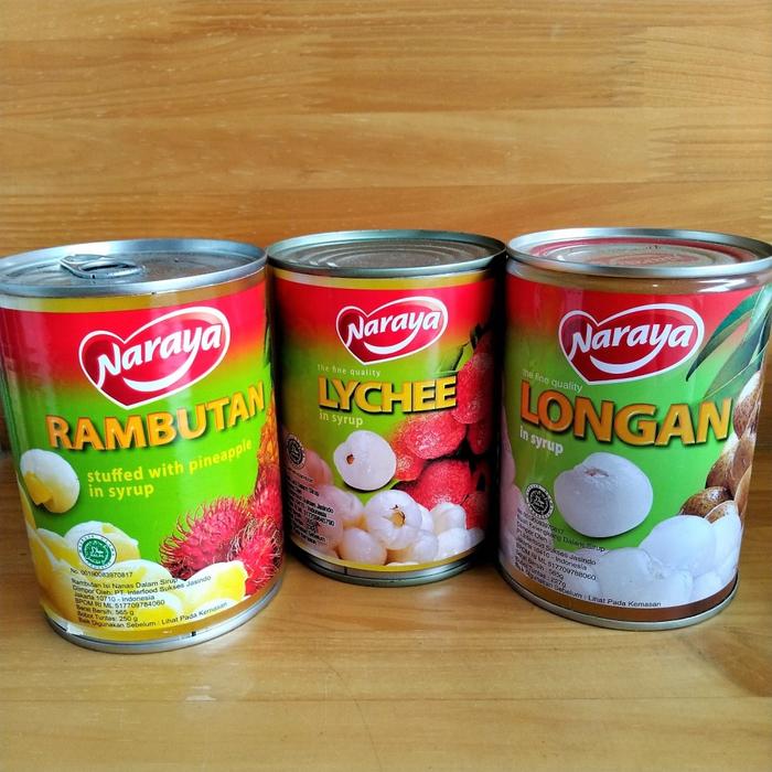 Gambar Naraya Rambutan / Lychee / Longan in Syrup / Manisan Buah Kalengan - Pekanbaru - Lychee dari oddsolshop03 undefined 2 Tokopedia