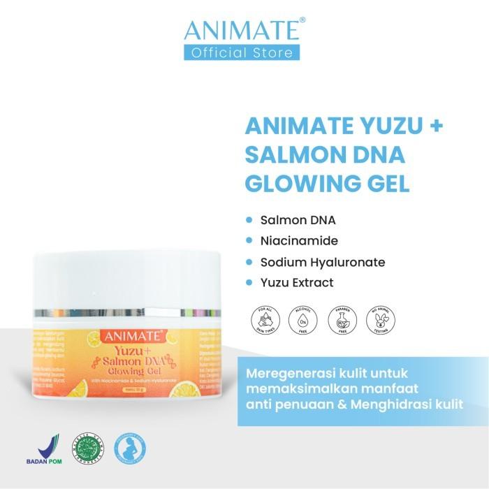 Gambar Animate Yuzu + Salmon DNA Glowing Gel - 10 Gr dari Fit and Ori undefined Tokopedia