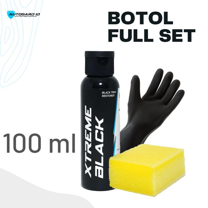 Gambar XTREME BLACK Semir Body Motor dan Mobil Permanent Penghitam Permanen Terkuat Autogard ID 100% Original - Botol FULL SET dari Autogard ID_NEW undefined Tokopedia