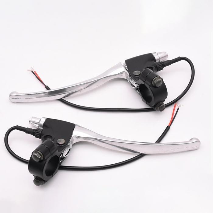 Gambar Master Handle E-bike Rem Handel Rem Sepeda Listrik Skuter Listrik Motor Listrik - Perak*1Psang dari Hoki.MALL undefined Tokopedia