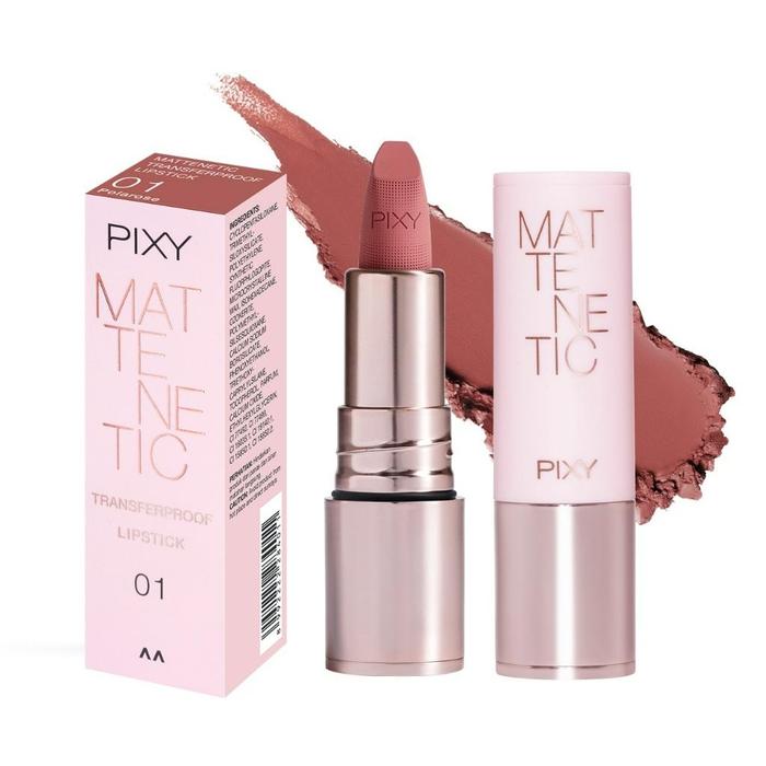 Gambar Pixy Mattenetic Transferproof Lipstick 3g/Lip Cream - 01 Polarose, Pixy Mattenetic dari kiosmart Kota Administrasi Jakarta Barat Tokopedia