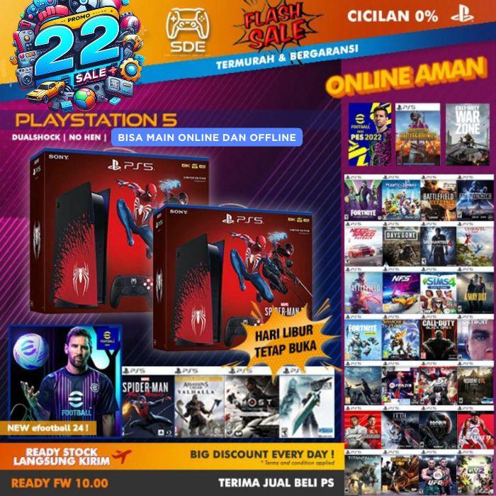 Gambar SONY ps5 disc version/ digital version garansi resmi freegames Games Game - INDO DIGITAL, 1 STIK dari SweetDreamElectronics undefined Tokopedia