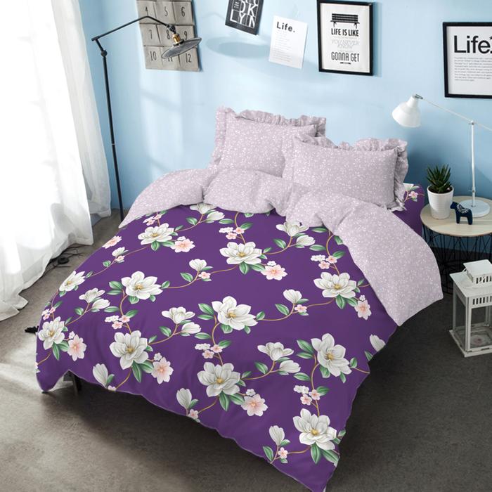 Gambar Kintakun Bed Cover Rumbai Set 160 Queen Spring Dluxe Kain Microfiber Bantal Benang Sarung - Agnesia dari Kintakun Bedcover undefined Tokopedia