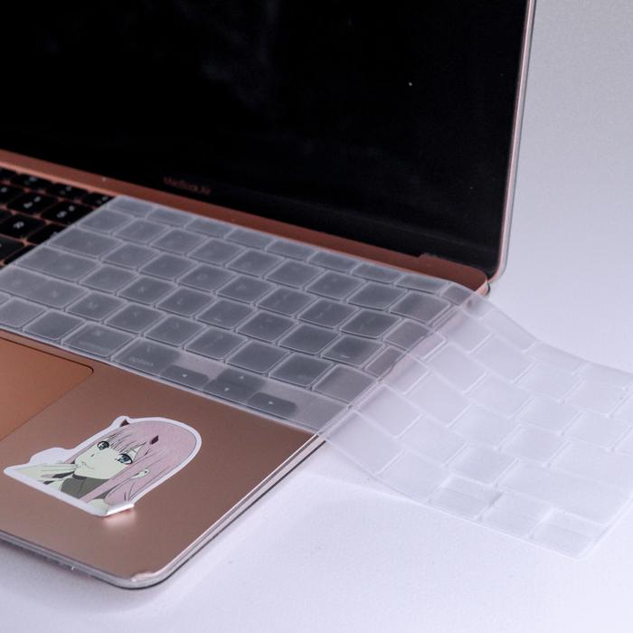 Gambar MacBook Keyboard Protector Silikon pelindung Case Cover Air Pro 13 15 16 Inch M1 Touchbar 2017 2018 2019 2020 2021 - Transparan, A1534/1931/1708 dari RoxyRoxy undefined Tokopedia