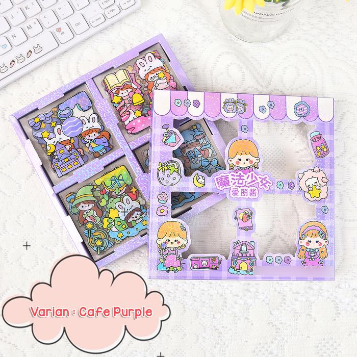 Gambar Isi 100 Lembar Sticker Deco Aesthetic Lucu Momo Stiker Anti Air Tumblr DIY Hp/Stiker Motif Kartun Lucu ala Korea Dekorasi Buku Diary Memo Journal Catatan Harian Anak Sekolah Alat Tulis Bahan Stiker Transparant Bisa Untuk Kado Ulang Tahun Paper Stationery - Cafe Purple dari Wallpaper Best Seller undefined Tokopedia