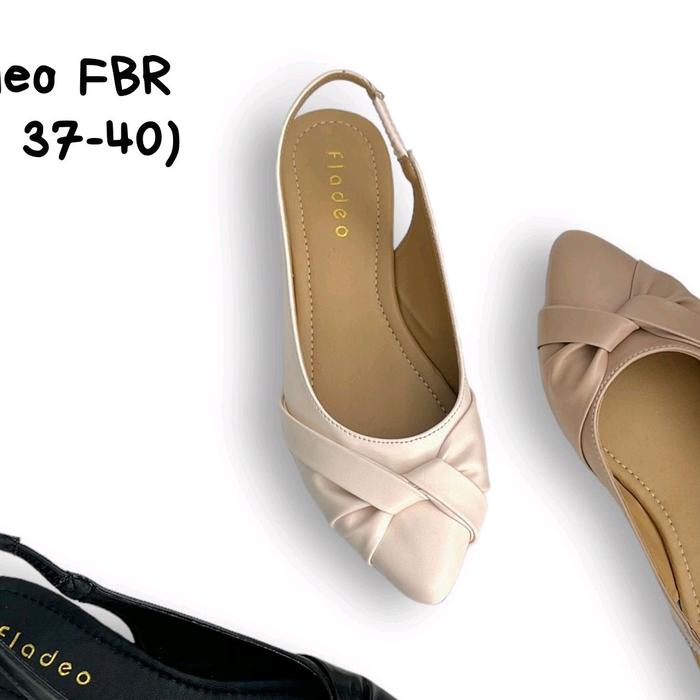 Gambar sepatu flat wanita fladeo terbaru Shoes brand matahari - fladeo FBR krem, 37 dari baswea undefined Tokopedia