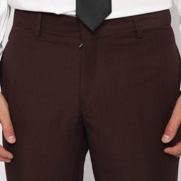 Gambar Code Male Celana Bahan Premium Formal Wool Touch Maroon Great01 - Great Maroon, 32 dari Code Male undefined Tokopedia