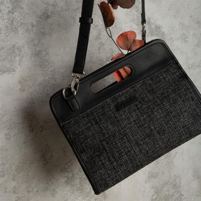 Gambar Tas PADDY by nica SPRING, Bahan Tweed Premium dengan Tali yang Dapat Dilepas, Cocok untuk Travel - Black dari PADDY by nica undefined Tokopedia
