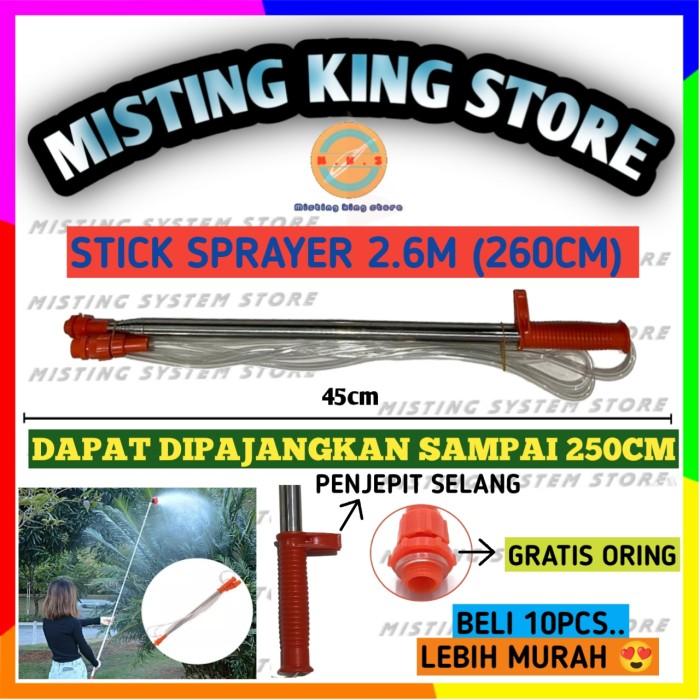 Gambar STICK SPRAYER ELEKTRIK ANTENA PANJANG 2.6M STIK TELESKOPIK STAINLESS - Spesifikasi dari MISTING KING STORE undefined Tokopedia