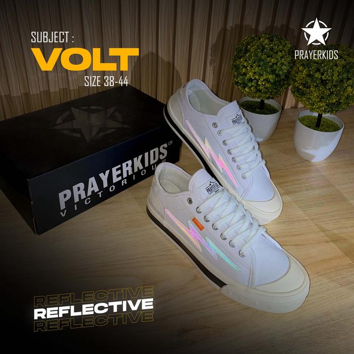 Gambar Prayer kids - Sepatu Unisex Volt White - Sepatu Sneakers Pria Wanita (Rainbow) - Shoes Snekers Casual Putih Kasual Hitam Fashion - WHITE (RAINBOW), 36 dari PRAYER KIDS undefined Tokopedia
