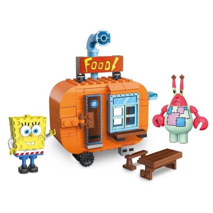 Gambar Brick Spongebob Squarepants Krusty Krab Bikini Bottom Playset Building Block Model - Spongebob & Mr. Crab dari Dorio Toys undefined Tokopedia