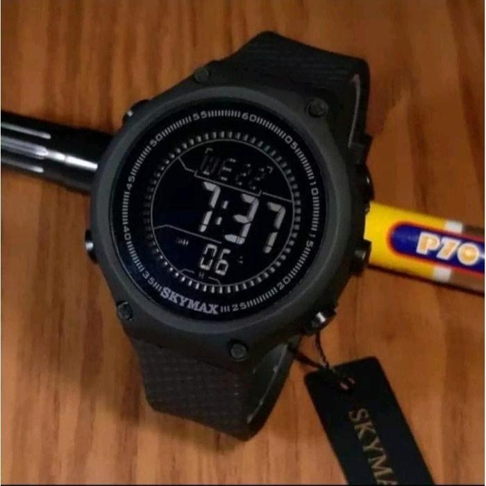 Gambar SKYMAX Jam Tangan Pria Original TAHAN AIR Aman dibawa Renang Dijamin Sesuai Foto Dan Vidio / Jam Tangan Pria Digital - Hitam dari PKU STOREE undefined Tokopedia