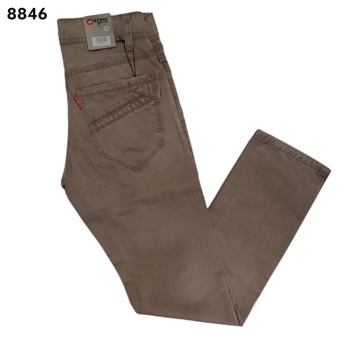 Gambar Celana Panjang Basic Katun - Coklat, 28 dari Dz Kimline undefined 5 Tokopedia