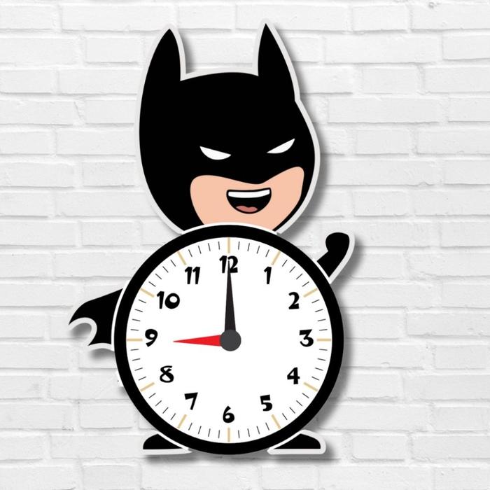 Gambar Jam Dinding Anak Motif Batman – Dekorasi Kamar Tema Anak Laki Laki - Batman-01, 20cm x 30cm (Medium) dari Ruang.Rapi undefined Tokopedia