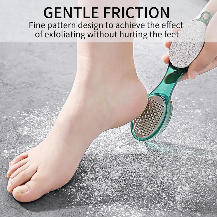 Gambar Alat perawatan penghalus tumit kaki pecah kapalan pedicure 4in1 sikat dari Abugo shop undefined Tokopedia