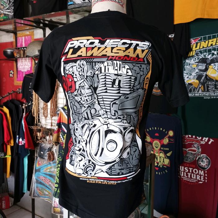 Gambar Kaos CB GL MP Tiger stay Herex - M dari ZONK GARAGE undefined Tokopedia