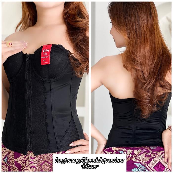Gambar Longtorso Golden Nick Premium - Hitam, 40 dari Hita Bali Kebaya undefined Tokopedia
