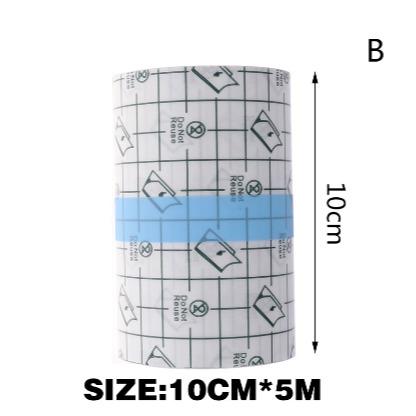 Gambar 5Cm X 5M / 10Cm X 5M Plaster Luka Non Woven Anti Air PU Film Transparan - 10Cm X 5M dari ARGAF Store undefined Tokopedia