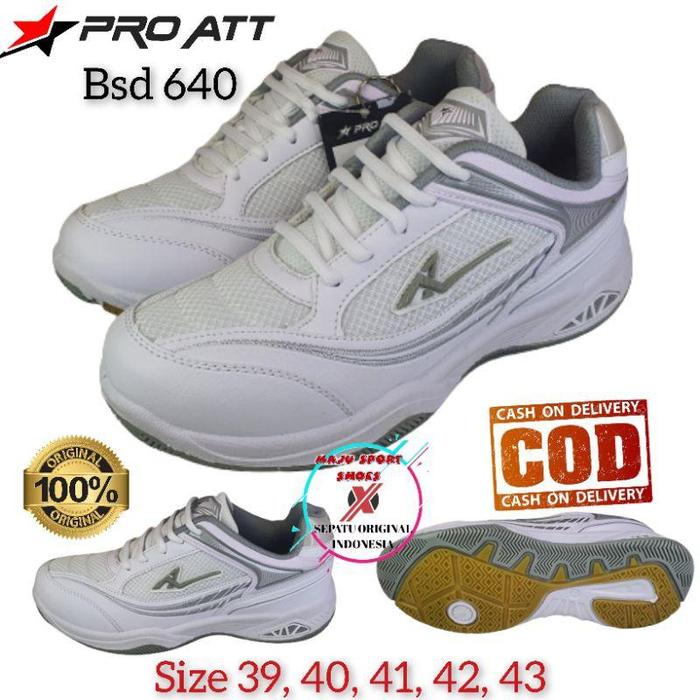 Gambar PRO ATT BSD 640 440 - sepatu sneakers olahraga original / sepatu pro att pria ori Karet Casual Shoes - Bsd 640 Putih abu, 40 dari Maju Sport Shoes undefined Tokopedia
