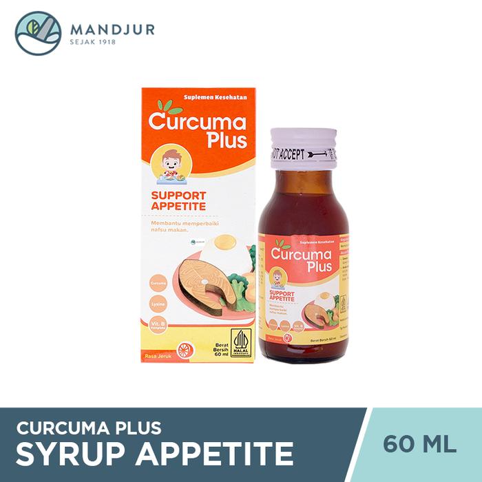 Gambar Curcuma Plus Appetite Rasa Jeruk 60 mL dari Apotekmandjurofficial undefined Tokopedia