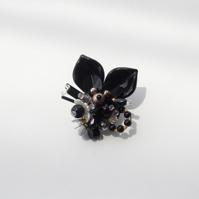 Gambar Eclemix Chrysant Flower Statement Brooch | Bros Bunga Elegan Premium - Black dari eclemix Kota Bandung Tokopedia