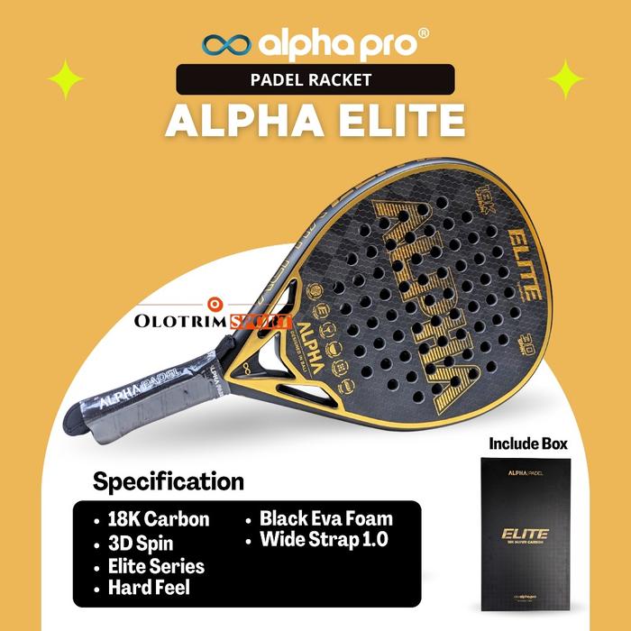 Gambar ALPHA ELITE Racket Padel Series Raket Padel Original dari Olotrim Sport undefined Tokopedia