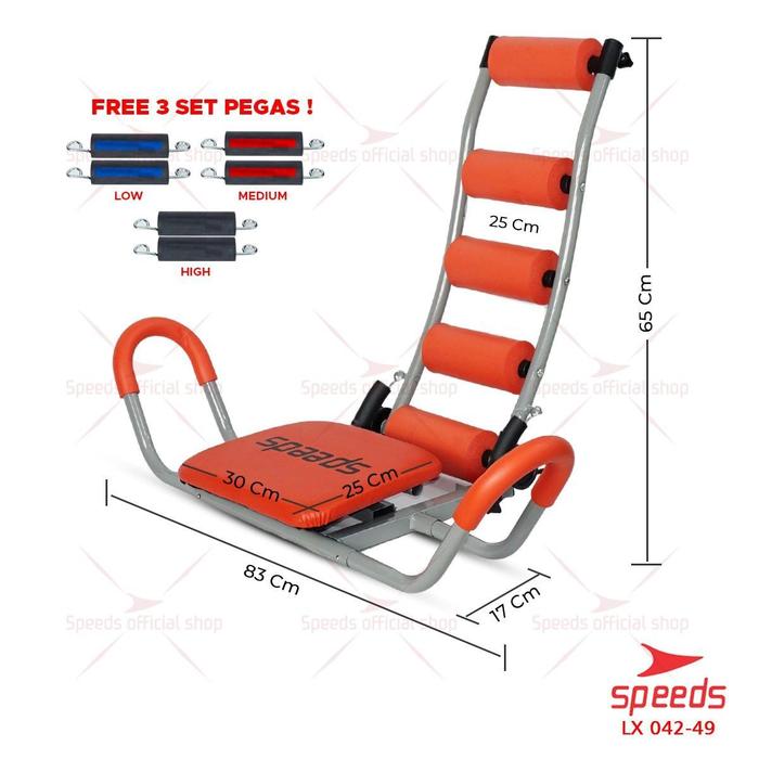 Gambar SPEEDS Balance Power Ab Rocket Set Pegas Resistensi Latihan Abs 042-49 - SATU WARNA dari Calary Toys undefined Tokopedia