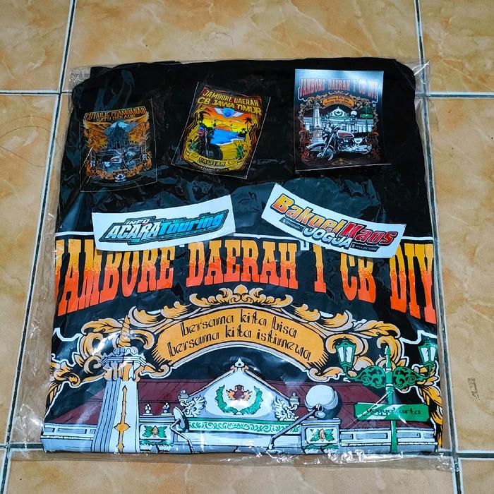 Gambar KAOS JAMDA CB DIY FREE PIAGAM + 5 STIKER - KAOS+STIKER 5, L dari BAKOEL KAOS JOGJA undefined Tokopedia