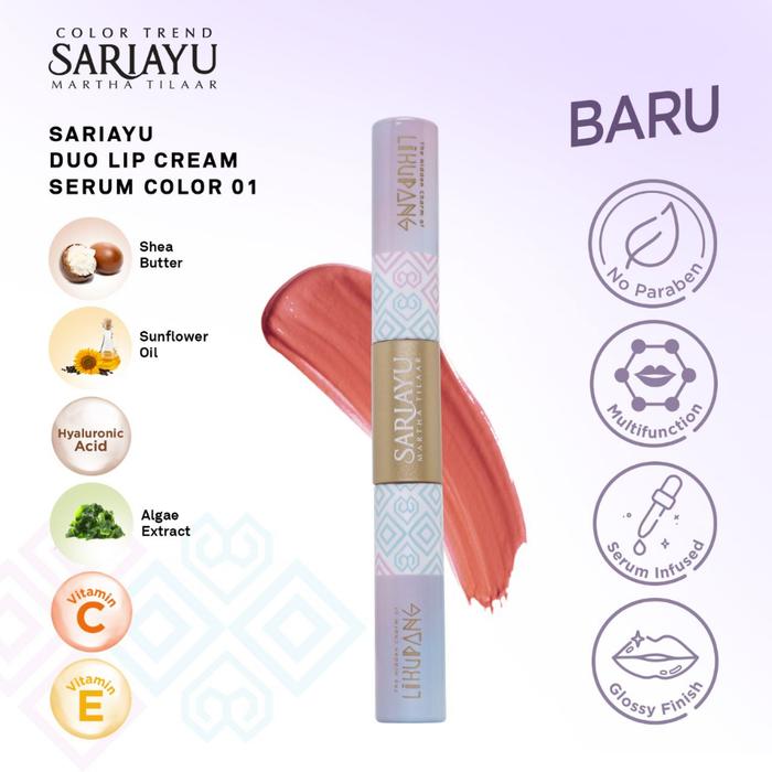 Gambar Sariayu Color Trend Lip Cream Serum - 01 dari Sariayu Martha Tilaar undefined Tokopedia