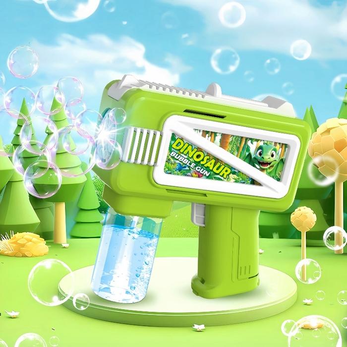 Gambar VIVI Kartun Bubble Machine Kartun Anak Genggam Listrik Menghikan Gelembung Otomatis 20 Lubang Mainan Gelembung Listrik Listrik - CX931-01-Dino dari Jovitech Indonesia undefined Tokopedia