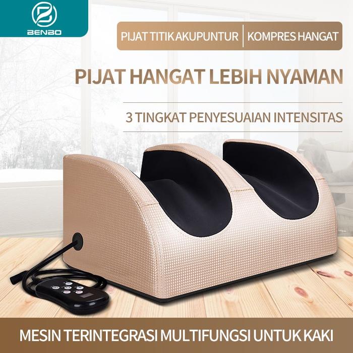 Gambar Refleksi Kaki/Alat Pijat Kaki /pijat betis/ Mesin Pijat / Alat Pijit / Alat Pijat elektrik - Keemasan + remote dari BENBO undefined Tokopedia