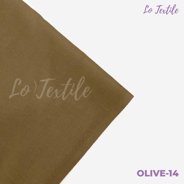 Gambar Kain Toyobo Premium Ori Fodu 0.5 Meter - Bahan Kain Meteran Katun Jepang Polos - Olive - 14 dari Lo Textile Bandung undefined Tokopedia