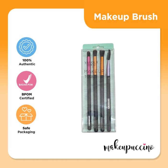 Gambar Sanda Kuas Set 5Pcs Pastel/Vavola set 4pcs - 5PCS dari Makeupuccino undefined 5 Tokopedia